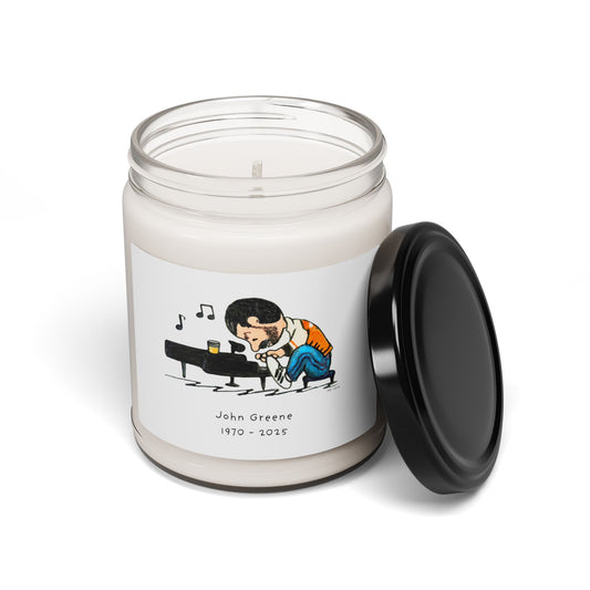 JG plays piano candle