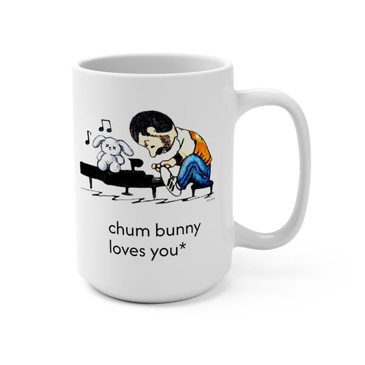 Chum Bunny Loves You - 15oz Ceramic Mug